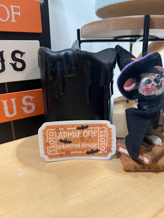 Halloween Ticket Sticker