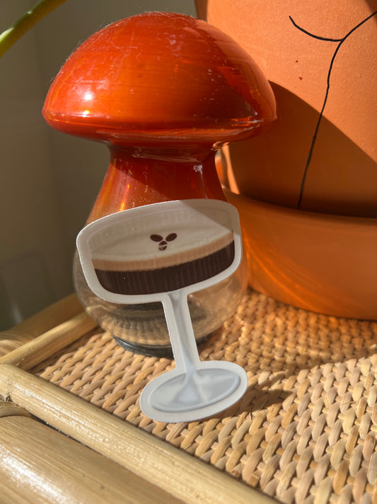 Espresso Martini Drink Sticker