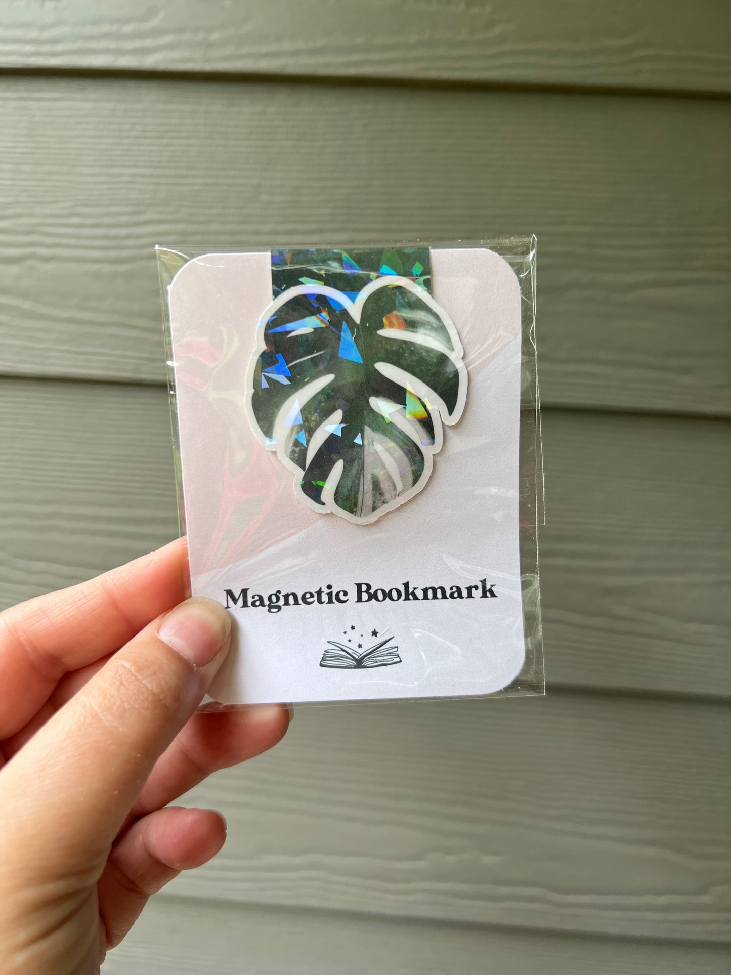 Variegated Monstera Magnetic Bookmark