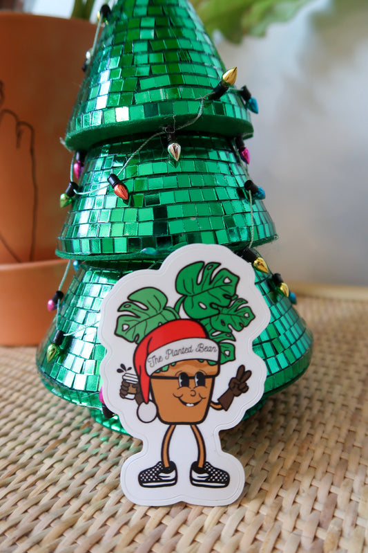 The Planted Bean Holiday Sticker